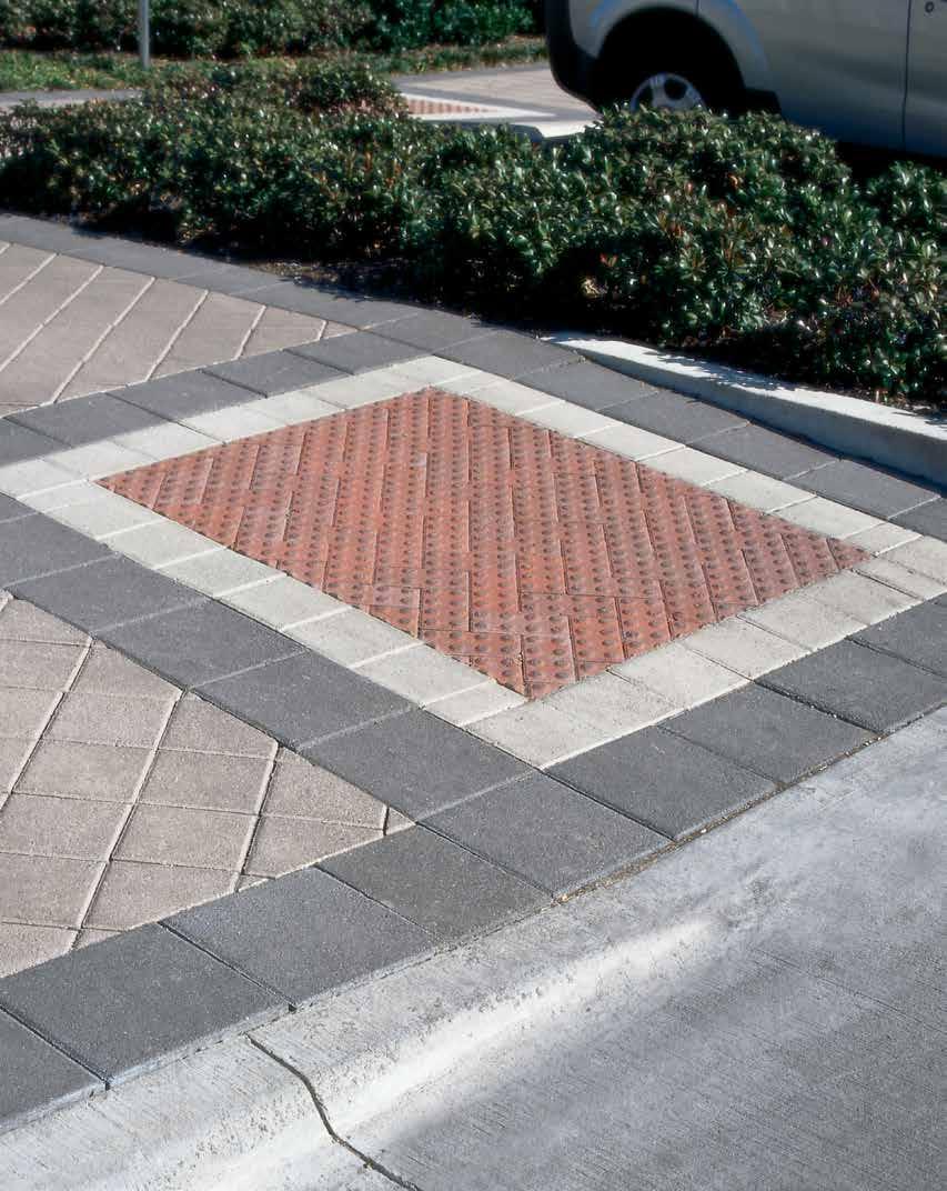ADA - Detectable Warning Paver The ADA Detectable Warning Paver is an additional guidance provision for wheelchair and pedestrian access to streets, sidewalks and other