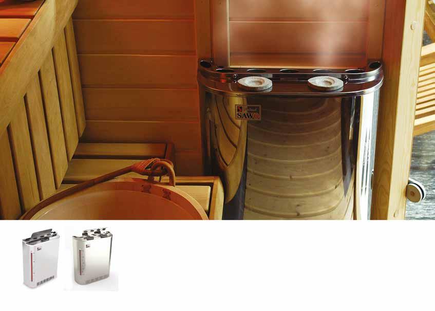 Steam Mate With Steam Mate, it is now possible to increase the humidity of your sauna room.