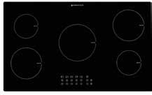 The latest technology of zoneless induction cooking allows you to place pots of various sizes anywhere within the zones and the cooktop will automatically recognise the pot.