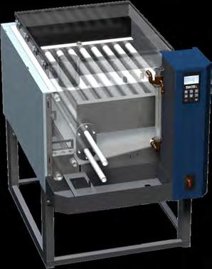 SKS4 Advantages Capacities from 33 to 1250lbs/hr (15 to 570kg/hr) of steam Stainless steel (for raw steam) heat exchangers Comprehensive scale management system Ease of servicing: clean and