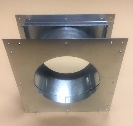 Minimum Vent Configuration Installation (for qualified installers only) 31 Use 5x8 Diameter Coaxial Vent NOTE: Use the included thimble assembly whenever passing through a wall.