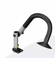 Easy-Click-60 Volume Extraction Arms With funnel nozzle Kit 1 ALFA Funnel Nozzle T0053657199 Consists of: Easy-Click-60 extraction arm with funnel, width 230 mm, height 100 mm, flexible arm, Ø 60 mm,