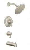 transfer valve With rainshower showerhead, hand shower / 270* Not available in Pewter With rainshower