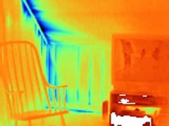 Air & insulation inspections Thermography provides an excellent alternative means