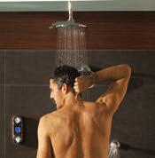 water spray outlets as well. Switch from shower to body spray, tub spout, hand shower or rainshower. The choice is yours.