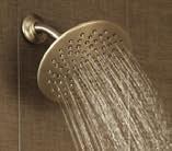 This concentrates and magnifies the natural force of water to dramatically enhance your showering experience. Immersion is featured on every Moen rainshower showerhead. 10" Waterhill Showerhead 2.