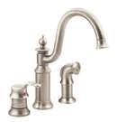 Finish the look with matching accessories, pot filler, beverage faucet and soap dispenser.