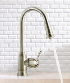 Woodmere Woodmere kitchen and bar/prep faucets deliver traditional style redefined for today s more casual homes.