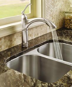 Single-Handle Pullout Faucet / S73709 EXCEPTIONAL FAUCETS ARE ONLY THE BEGINNING. Finish the look with matching accessories, pot filler, beverage faucet and soap dispenser.