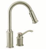 The extra height of the high-arc spout provides ample clearance to wash large pots.