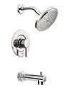 spout T2193* / T2193EP* Shower Only Trim with single-function showerhead T2192* / T2192EP* Valve Only Trim / T2191* EP = Eco-Performance CUSTOM SHOWERING OPTIONS Order showering components