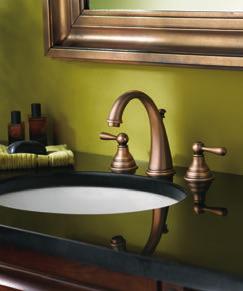 LAVATORY FAUCETS 77 Centreset Lav Faucet / 6101 Available in Chrome, LifeShine Brushed Nickel and Oil Rubbed Bronze only.