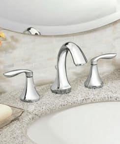 LAVATORY FAUCETS 89 Single-Handle Lav Faucet 6400 Deckplate included.