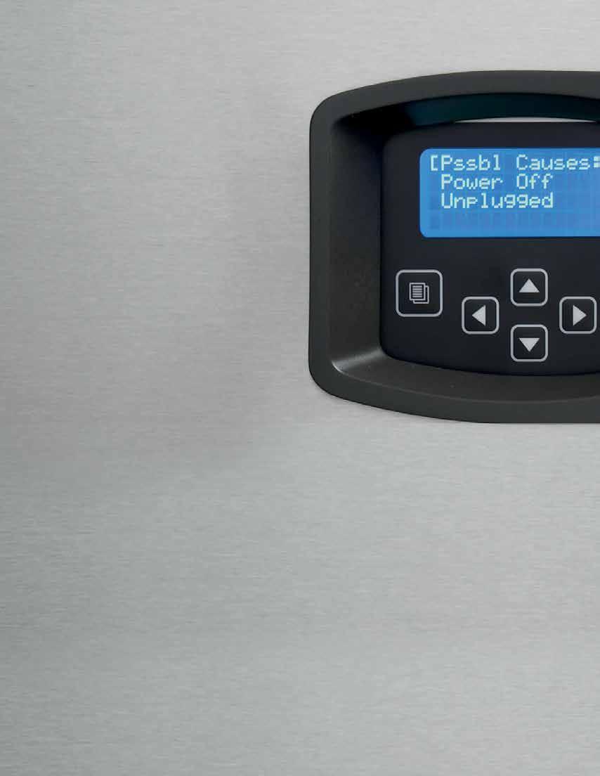 Scan this page to see how simple it is to use the EasyRead display. Indigo s EasyRead display allows for easy communication between operator and ice machine.