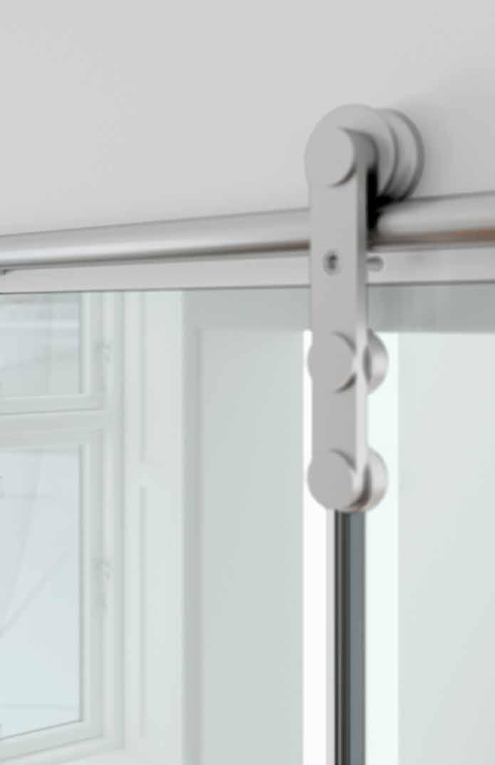 Glass Doors Handles are available in both Polished Silver or Satin Silver.