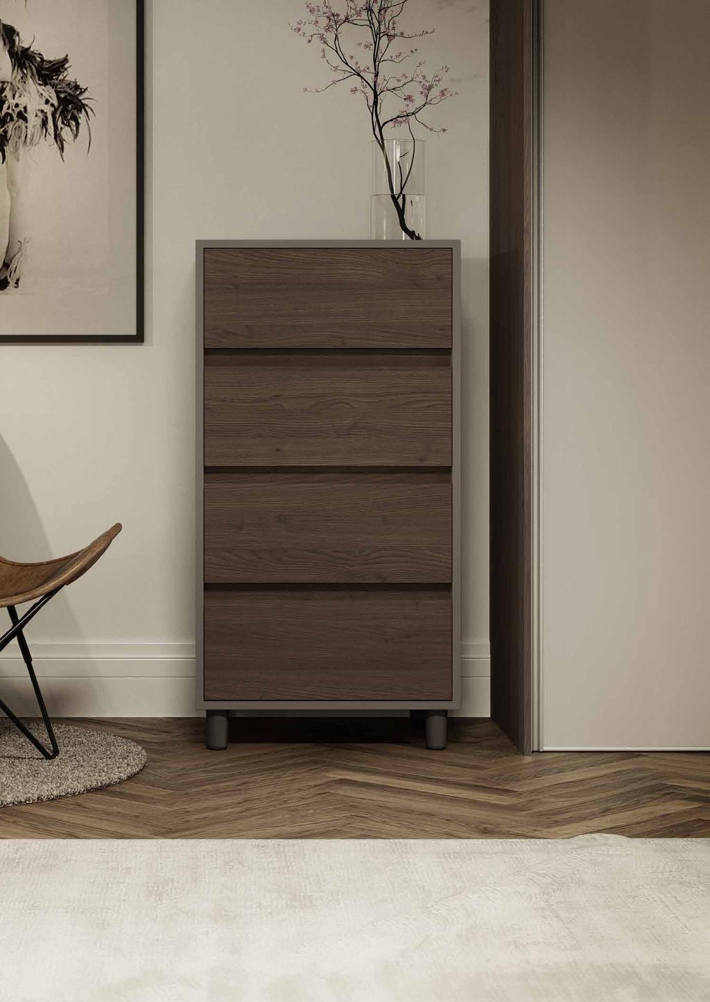 Bedroom Furniture Try mixing stylish wood effect finishes with matt colours.