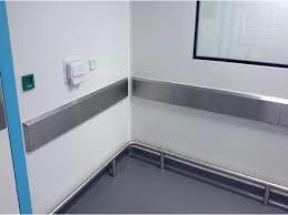 installed floor or wall deflector, ie bollard,