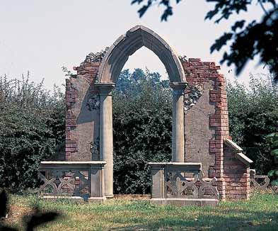 This Gothic folly enhances the grounds of a