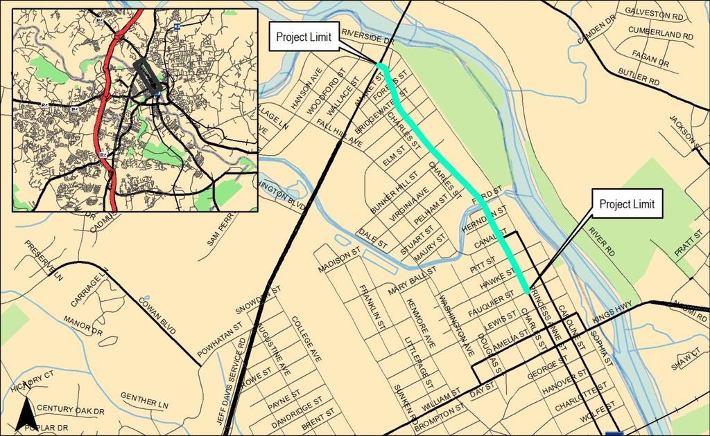 Existing and Committed Projects Princess Anne St (Fredericksburg) Project Name Princess Anne St Preliminary Engineering Cost: $50,000 Route Number: Right-of-Way Cost: $0.