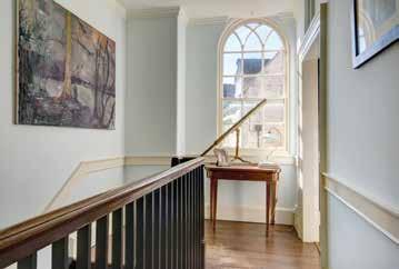 Of particular note is the Adam style neo-classical plasterwork in the sitting room and a plain 18th Century stick baluster stairway.