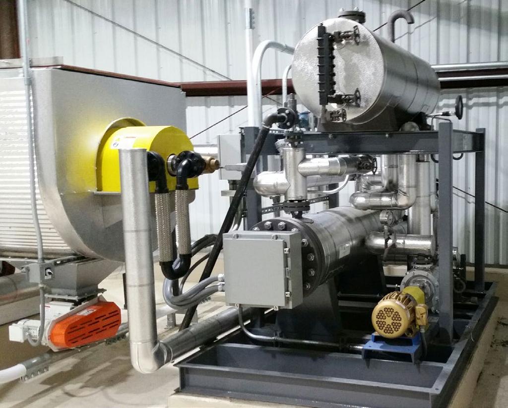 HEATING SYSTEM: Electric Circulation System HOW IT WORKS: Within this system, electric heating elements are inserted into a pressure vessel that forces the regeneration gas to flow across the length