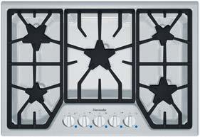 SGS305FS 30-INCH GAS COOKTOP MASTERPIECE SERIES FEATURES & BENEFITS - Most powerful 30" cooktop in the luxury segment (amongst leading manufacturers) with an overall output of 52,000 BTU - Patented