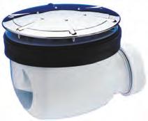 waste with compression outlet 34230004 3375539063022 Bag TWISTO II Square stainless steel grid TWISTO round ABS dome