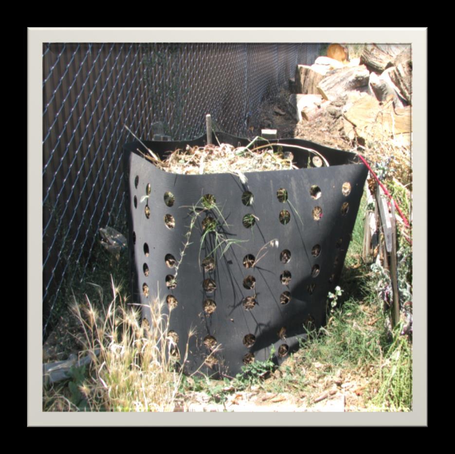 Placing your compost bin Must have contact with soil Do NOT place on concrete Do not place against structures Sun