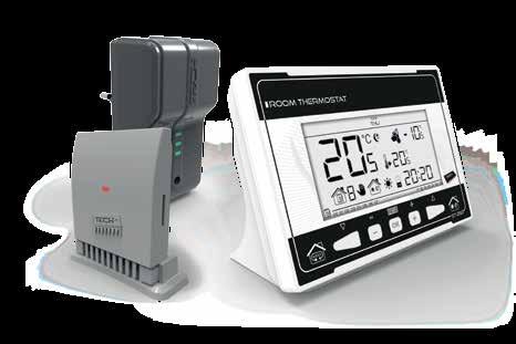 measurement accuracy v2 and R-6 868 MHz +/- 0,5 0C Dimensions [mm] 134 x 95 x 24 Functions control of the room temperature