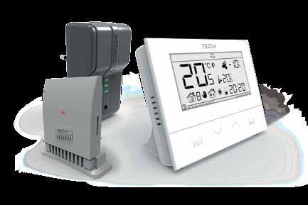 measurement accuracy v2 and R-6 s 868 MHz +/- 0,5 0C Dimensions [mm] 121 x 95 x 24 Functions control of the room temperature Equipment front panel made