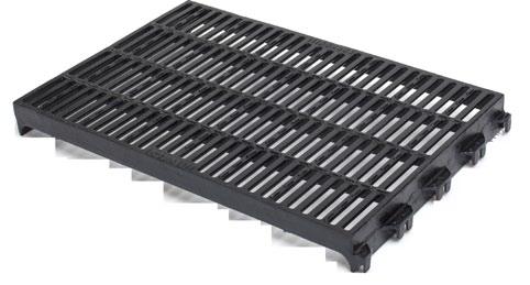 CAST IRON SLATS FOR COMBI-FLOOR STEP-system for sows in farrowing pens The STEP-system is