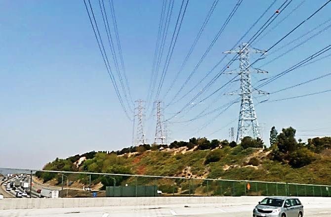 the height of the existing wires at Paramount Interchange Confirmed the wire clearance requirements and identified potential crossing conflicts at Paramount Blvd and at Peck Road