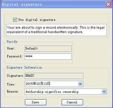 Authority Assignment Audit trail Digital signature Meets GLP, GMP,