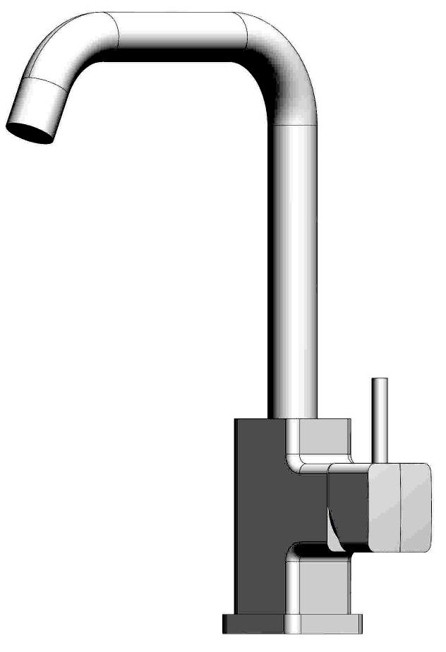 Classic mixer Cube mixer Arc / Cube mixer taps Arc mixer Moving the lever away from the tap will increase the flow rate and moving the lever towards the tap will decrease the