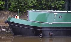 FROM THE BOW From the bow there is a 5 4 cant which houses the integral steel water tank with a surface mounted filler.