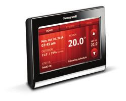Honeywell Single Zone Thermostat Remotely controllable via the Honeywell Total Connect Comfort App. For any system, any boiler.