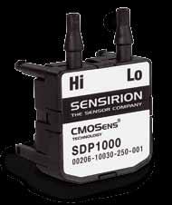 Differential Pressure Sensors for Gases Sensirion offers a large selection of differential pressure sensors for extremely reliable, fast and sensitive measurements.