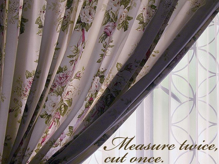 Published on Sew4Home How to Measure for Curtains Editor: Janome America Thursday, 24 September 2009 9:00 In college, I once push-pinned a sheet over my apartment's bedroom window and held it open