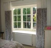 Powered Curtains are fitted to a powered track and available with remote control or switch.
