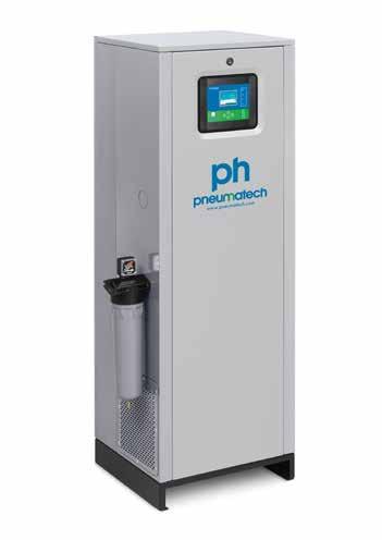 PH 55-550 - Extruded profile heatless adsorption dryers Features & Benefits Advanced energy management for lowest operating costs Compressor synchronization Purge nozzle optimization PDP control