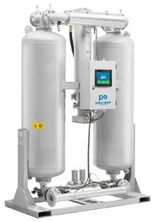 PE 760-3390 S - Heated purge adsorption dryers Features & Benefits Advanced energy management for lowest operating costs Compressor synchronization PDP control (optional) Regeneration & cooling