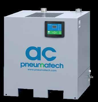AC 15-600 - Cycling refrigeration dryers Features & Benefits Premium energy efficiency Energy-saving & flow control: adapt energy consumption to the real load Lowest pressure drop over heat exchanger