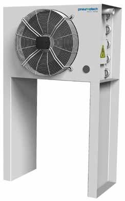 CA - Air cooled aftercoolers Features & Benefits Highly efficient axial fans Cooling down to 10 C/18 F above ambient Negligible pressure drop Robust construction and compact design Easy to dismantle
