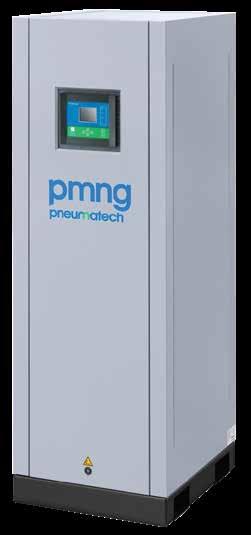 PMNG 5-75 S - Nitrogen generator with membrane technology Features & Benefits Energy-saving control Proprietary membrane technology ensuring lasting performance No aging No heater Guaranteed purity