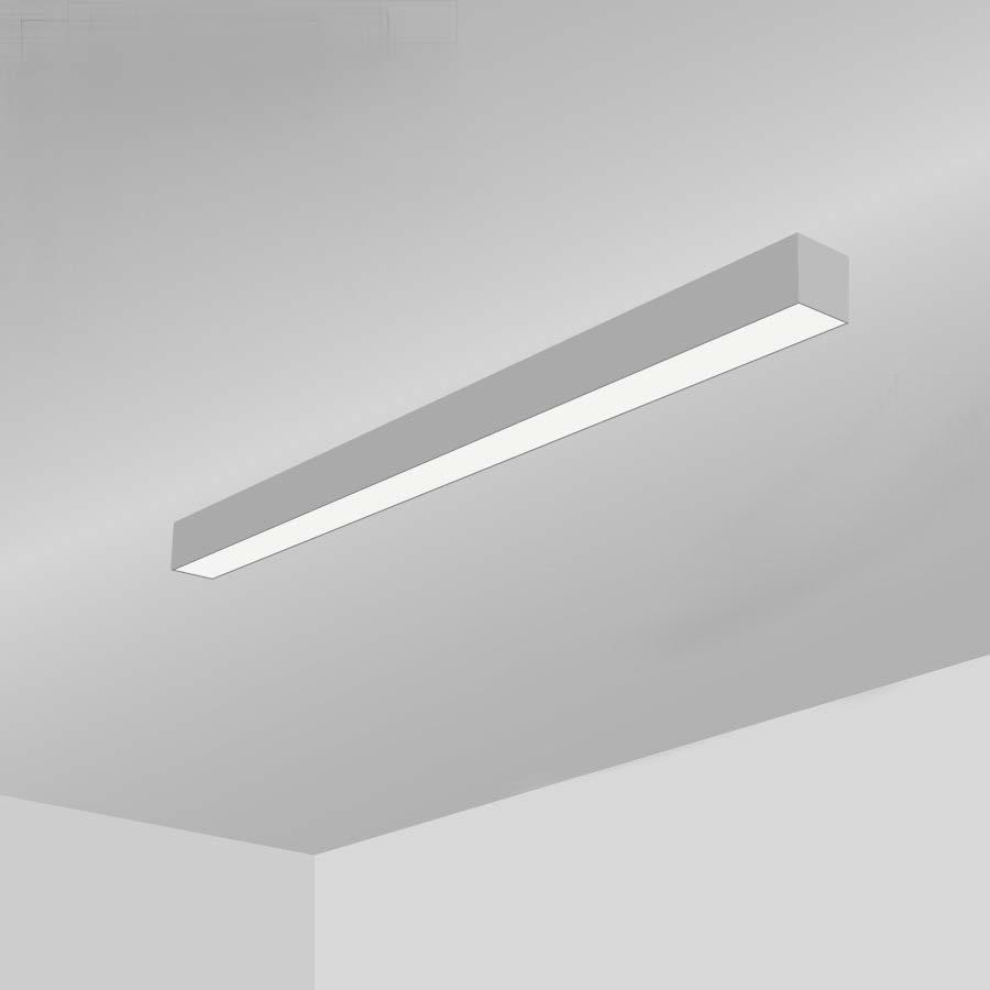 FIXTURE SPECIFICATIONS The specification grade Continuum 44 LED Surface Mount Architectural Linear Luminaire delivers continuous clean lines and clear light to commercial, hospitality and residential