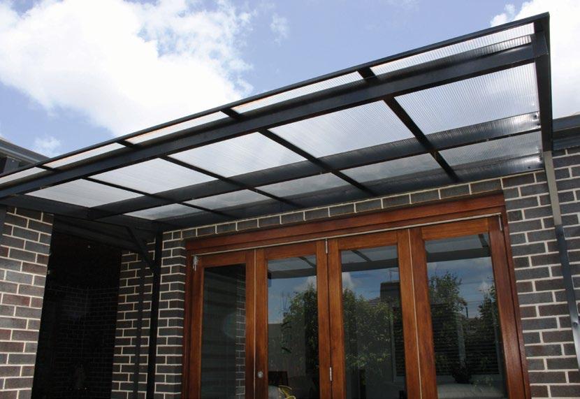 POLYCARBONATE AWNINGS Homes need awnings for many reasons - protection against the wind, rain and sun or simply to add to the look of your home.
