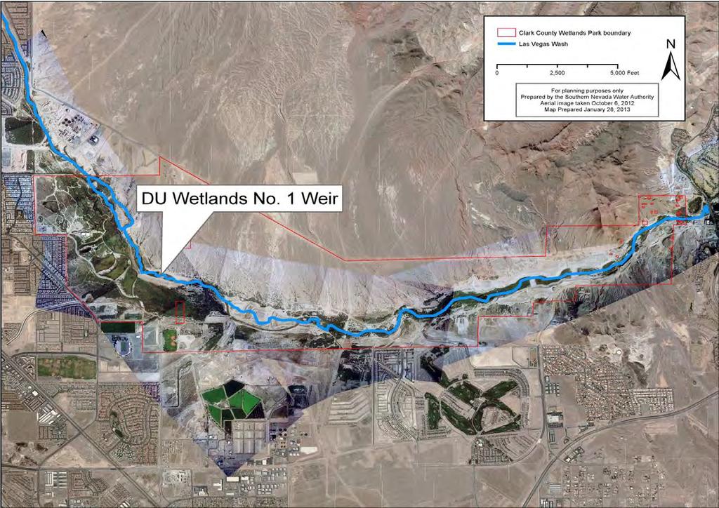Figure 1: Location of the DU Wetlands No.