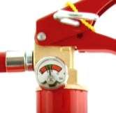 have no pressure gauges to indicate if full or empty, the only way to confirm whether a C02 fire extinguisher is full or empty is to weigh the fire extinguisher and compare the weight with that on