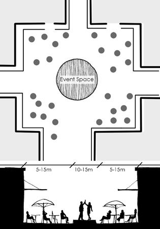square as 22: Plan and section