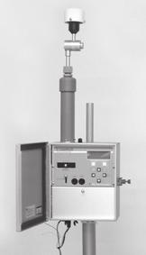 The E-Sampler is a small, lightweight instrument housed in an environmentally protected enclosure. It can estimate particulate concentrations as high as 100 milligrams per cubic meter.